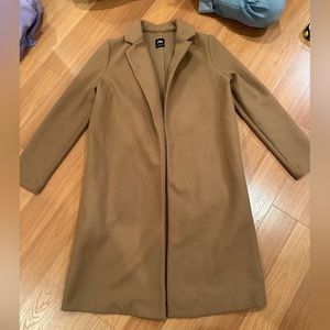 Zara camel longline jacket